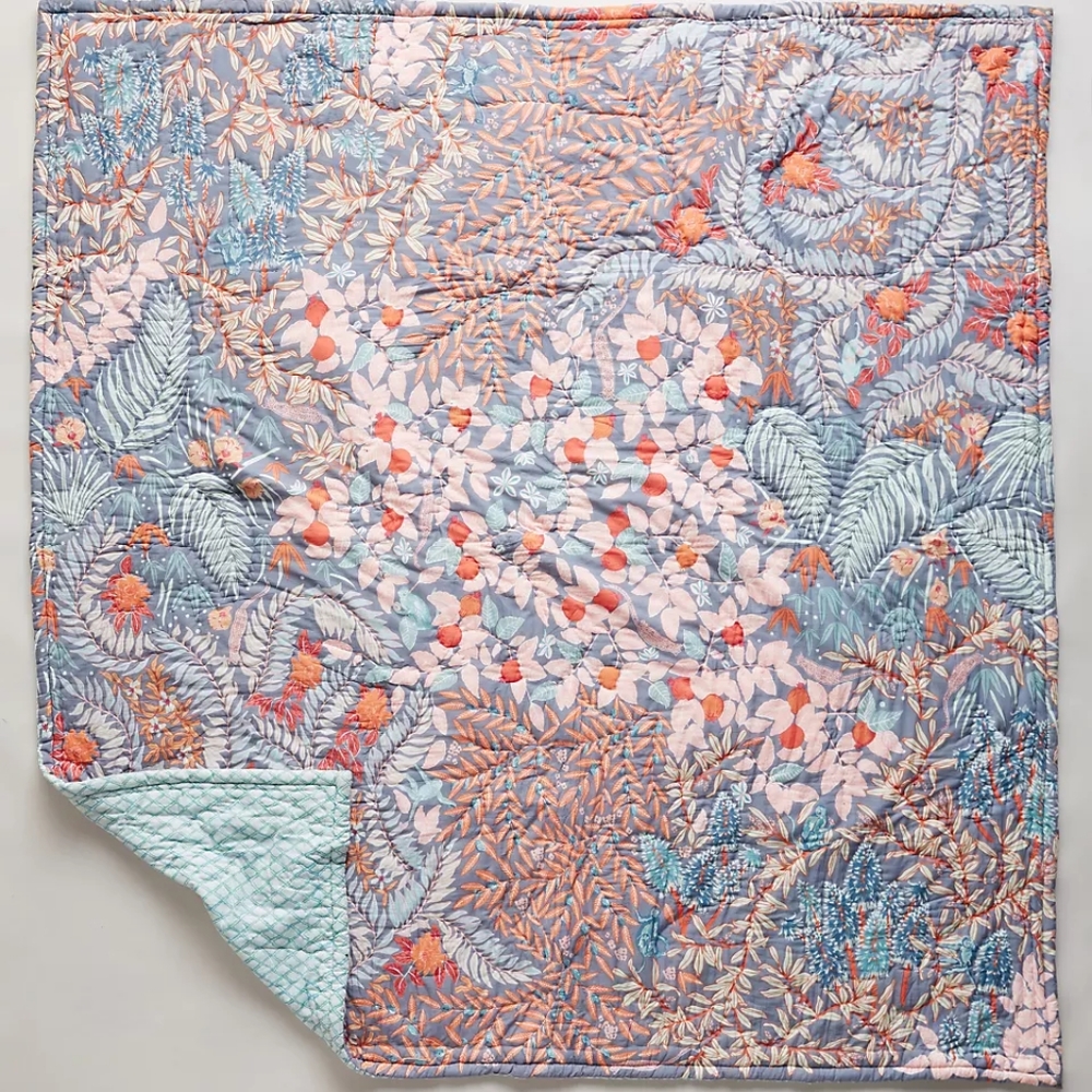 Anthropologie Mirana Comforter Queen Size